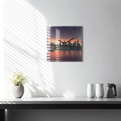 Seinakell New Yorgi East River, 30x30 cm hind ja info | Kellad | kaup24.ee