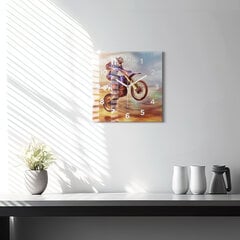 Seinakell Motokross Enduro, 30x30 cm hind ja info | Kellad | kaup24.ee