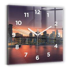 Seinakell New Yorgi East River, 30x30 cm hind ja info | Kellad | kaup24.ee