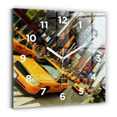 Seinakell New Yorgi Linna Taksod, 30x30 cm цена и информация | Часы | kaup24.ee