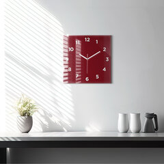 Seinakell Burgundia, 30x30 cm цена и информация | Часы | kaup24.ee