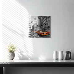 Seinakell Manhattan Ja Taksod, 30x30 cm hind ja info | Kellad | kaup24.ee