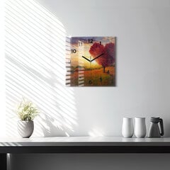 Seinakell Armastus-Serce Puu, 30x30 cm цена и информация | Часы | kaup24.ee