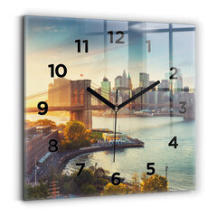 Seinakell New York Manhattanil, 30x30 cm hind ja info | Kellad | kaup24.ee