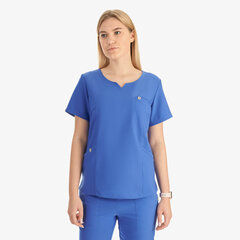 Медицинская блуза для женщин Tendo, синяя цена и информация | Медицинская одежда | kaup24.ee