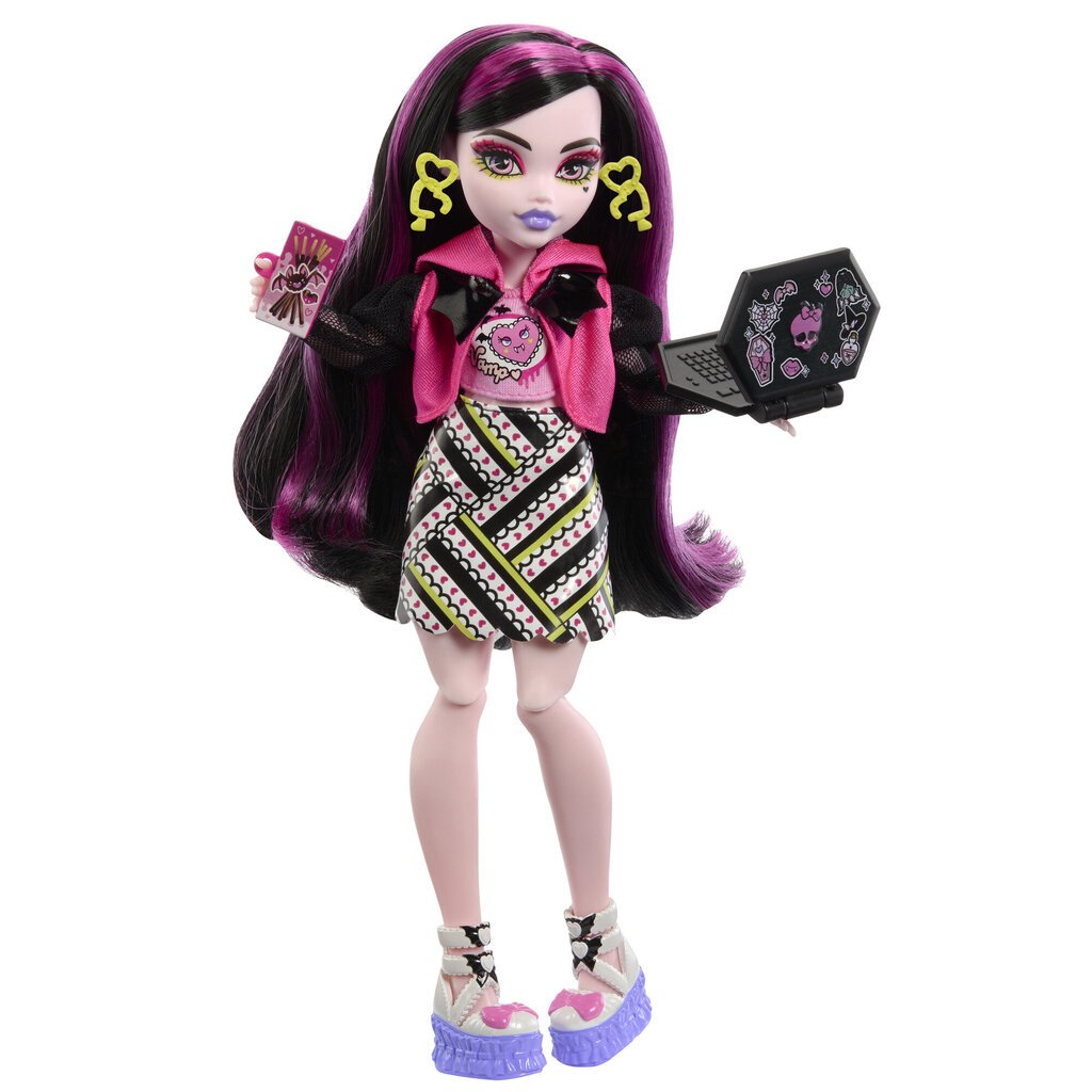 Monster High Skulltimates üllatusnukk, Draculaura цена и информация | Tüdrukute mänguasjad | kaup24.ee