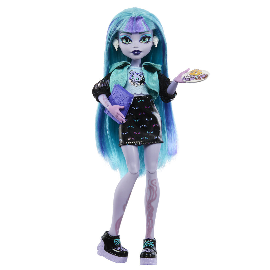 Nukk üllatustega Monster High Skulltimates Neon Frights Twyla hind ja info | Tüdrukute mänguasjad | kaup24.ee