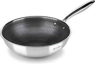 Wok pann Rosmarino HexaPro Premium, 28cm цена и информация | Cковородки | kaup24.ee