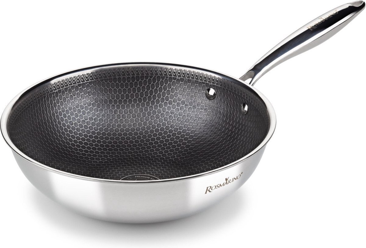 Wok pann Rosmarino HexaPro Premium, 28cm цена | kaup24.ee