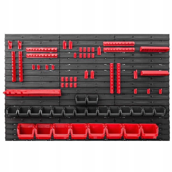 Tööriistasein erinevate riiulitega ITB-MIX9 117x78 cm цена и информация | Tööriistakastid, tööriistahoidjad | kaup24.ee