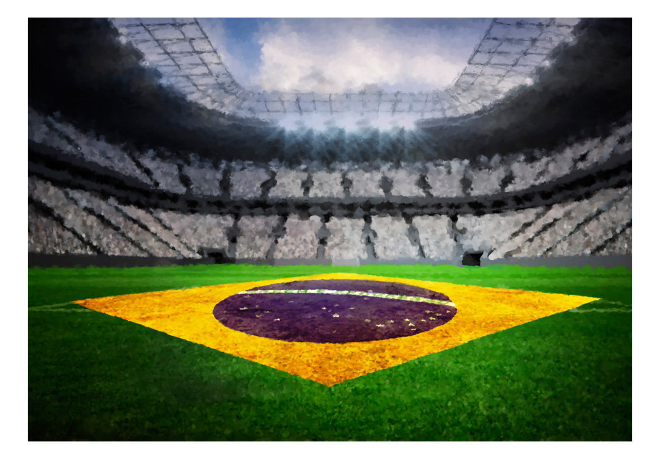 Fototapeet - Brazilian stadium hind ja info | Fototapeedid | kaup24.ee
