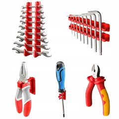 Tööriistasein erinevate riiulitega Fluxar 001 117x78 cm hind ja info | Tööriistakastid, tööriistahoidjad | kaup24.ee