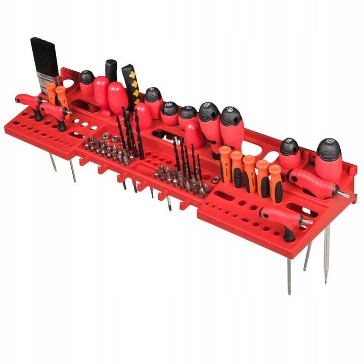 Tööriistasein erinevate riiulitega Pafen 1152 x 780 mm hind ja info | Tööriistakastid, tööriistahoidjad | kaup24.ee