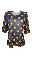 Naiste T-särk, sinine / pruun hind ja info | Naiste T-särgid | kaup24.ee