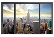 Fototapeet - City ​​behind glass hind ja info | Fototapeedid | kaup24.ee