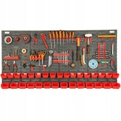 Tööriistasein erinevate riiulitega Fluxar 015 160x80cm hind ja info | Tööriistakastid, tööriistahoidjad | kaup24.ee