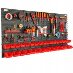 Tööriistasein erinevate riiulitega Fluxar 015 160x80cm hind ja info | Tööriistakastid, tööriistahoidjad | kaup24.ee