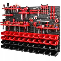 Tööriistasein erinevate riiulitega Pafen 78x115cm hind ja info | Tööriistakastid, tööriistahoidjad | kaup24.ee