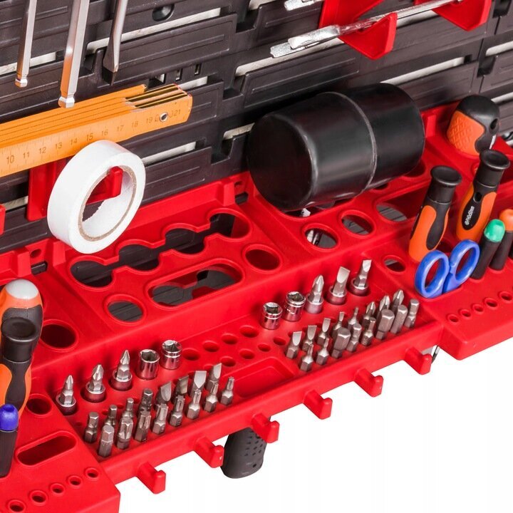 Tööriistasein erinevate riiulitega Fluxar 011 58x39 cm hind ja info | Tööriistakastid, tööriistahoidjad | kaup24.ee