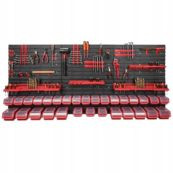 Tööriistasein erinevate riiulitega FLUXAR 010 178 x 78 cm цена и информация | Tööriistakastid, tööriistahoidjad | kaup24.ee