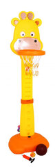 Баскетбольная стойка Жираф с обручами, желтая цена и информация | Развивающие игрушки | kaup24.ee