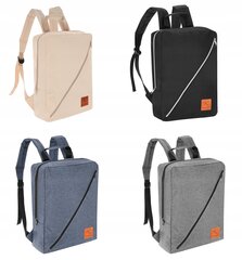 Käsipagasi seljakott, 40x30x10cm, must цена и информация | Рюкзаки и сумки | kaup24.ee