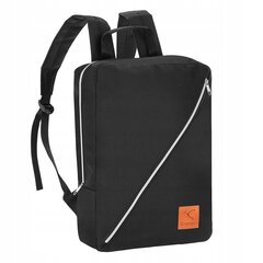 Käsipagasi seljakott, 40x30x10cm, must цена и информация | Рюкзаки и сумки | kaup24.ee