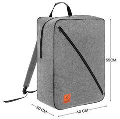 Reisipagasi kott Granori, 55x40x20 cm, hall цена и информация | Рюкзаки и сумки | kaup24.ee