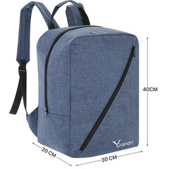 рюкзак Granori, 40x30x20см, Wizzair, ручная кладь, синий цена и информация | Рюкзаки и сумки | kaup24.ee