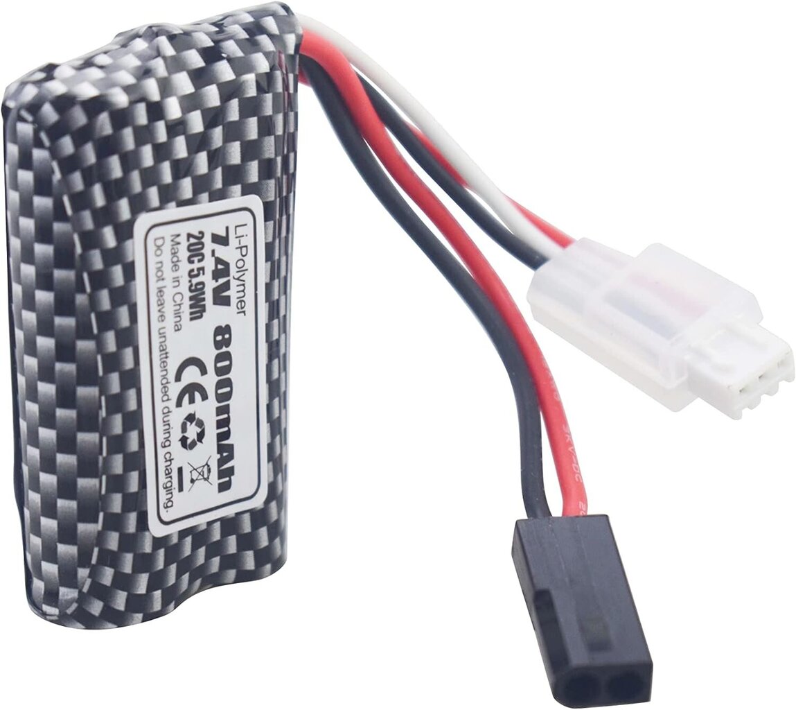 2 liitium akupakett 7.4V 800mAh 5500-2P hind ja info | Droonid | kaup24.ee