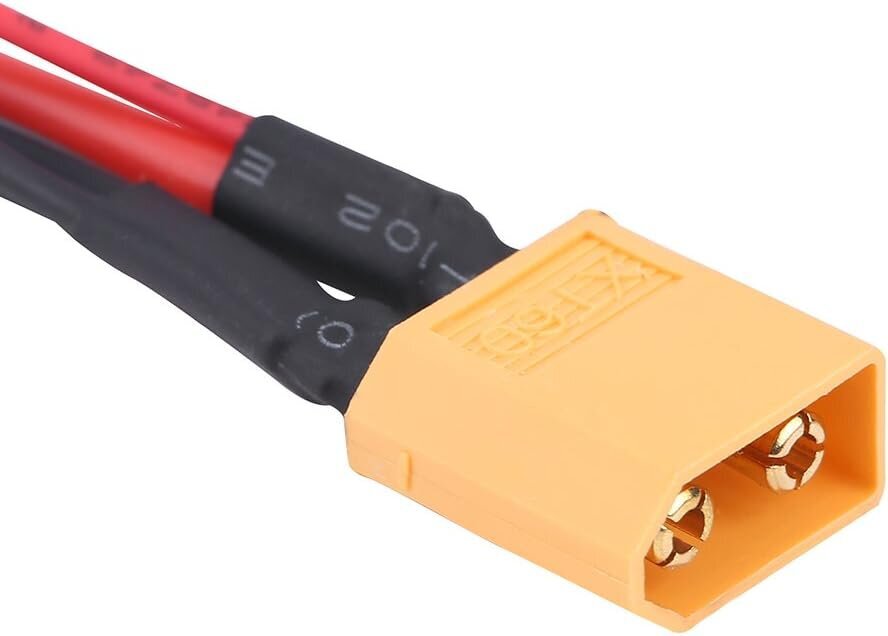 2 tk XT60 kaabli adapteri komplekt: 14 AWG mees- ja naispistik hind ja info | Droonid | kaup24.ee