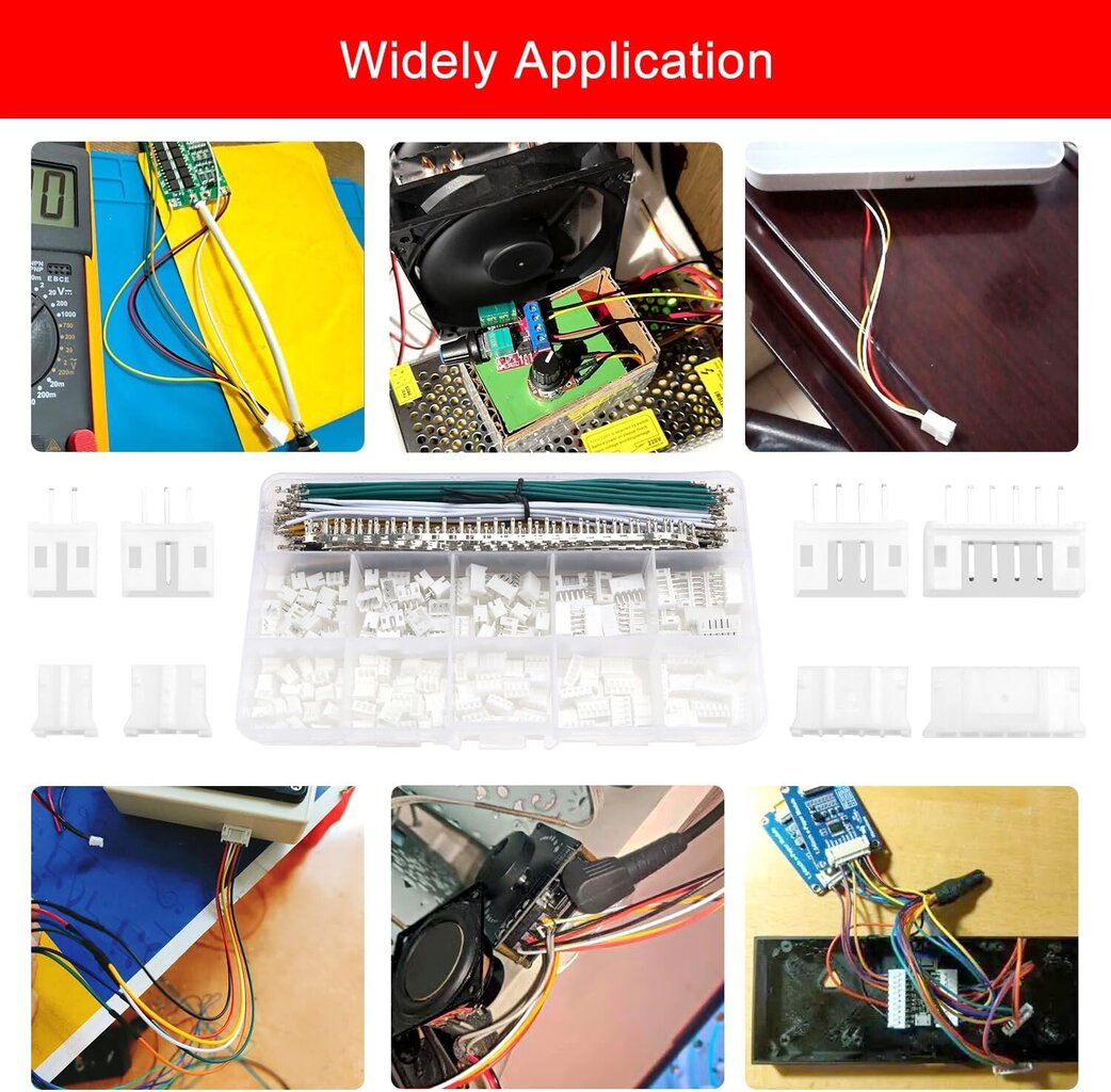 420 Parts JST 2.0mm pistiku komplekt: JST-PH 2/3/4/5/6 pin komplekt, mees- ja naissoost pistikud hind ja info | Droonid | kaup24.ee