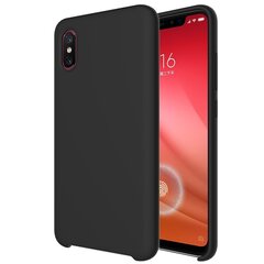 „Rubberized“ твердый силиконовый чехол (TPU) - чёрный (Mi 8 Pro) цена и информация | Чехлы для телефонов | kaup24.ee