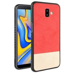 „Bi-Color“ Splicing чехол – песочный / красный (Galaxy J6+ 2018) цена и информация | Чехлы для телефонов | kaup24.ee