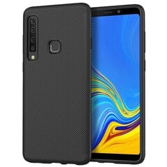 „Twill“  твердый силиконовый (TPU) чехол – чёрный (Galaxy A9 2018) цена и информация | Чехлы для телефонов | kaup24.ee