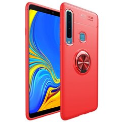 „FOCUS“ Kickstand твердый силиконовый (TPU) чехол - красный (Galaxy A9 2018) цена и информация | Чехлы для телефонов | kaup24.ee