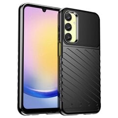 „Rumble“ твердый силиконовый (TPU) чехол - чёрный (Galaxy A25) цена и информация | Чехлы для телефонов | kaup24.ee