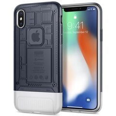 „Spigen“ Classic C1 усиленный защитный чехол - серый (iPhone X / Xs) цена и информация | Чехлы для телефонов | kaup24.ee