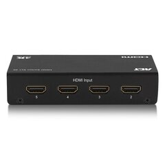 5x 1 HDMI-lüliti, 3D ja 4K tugi hind ja info | USB jagajad, adapterid | kaup24.ee