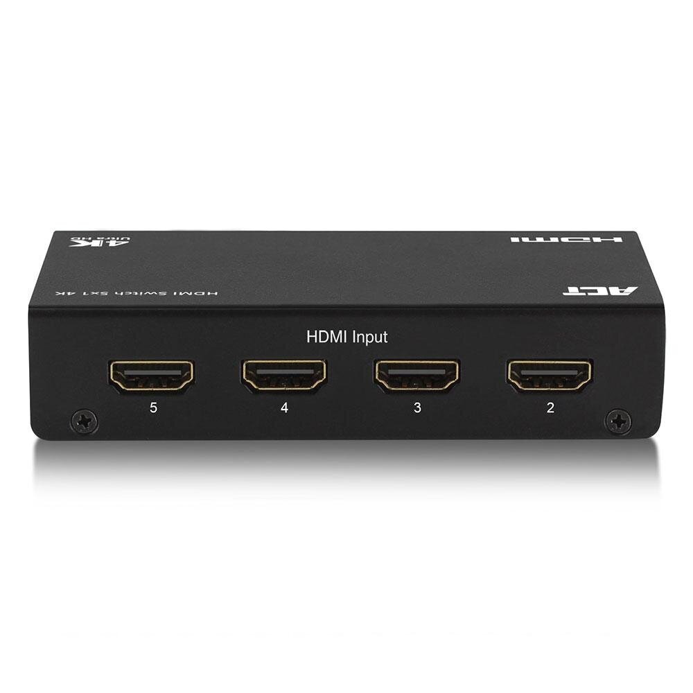 5x 1 HDMI-lüliti, 3D ja 4K tugi hind ja info | USB jagajad, adapterid | kaup24.ee