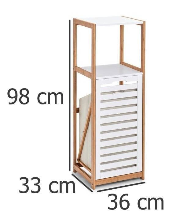 Riiul vannituppa, 34,5x100 cm hind ja info | Hoiukastid ja -korvid | kaup24.ee