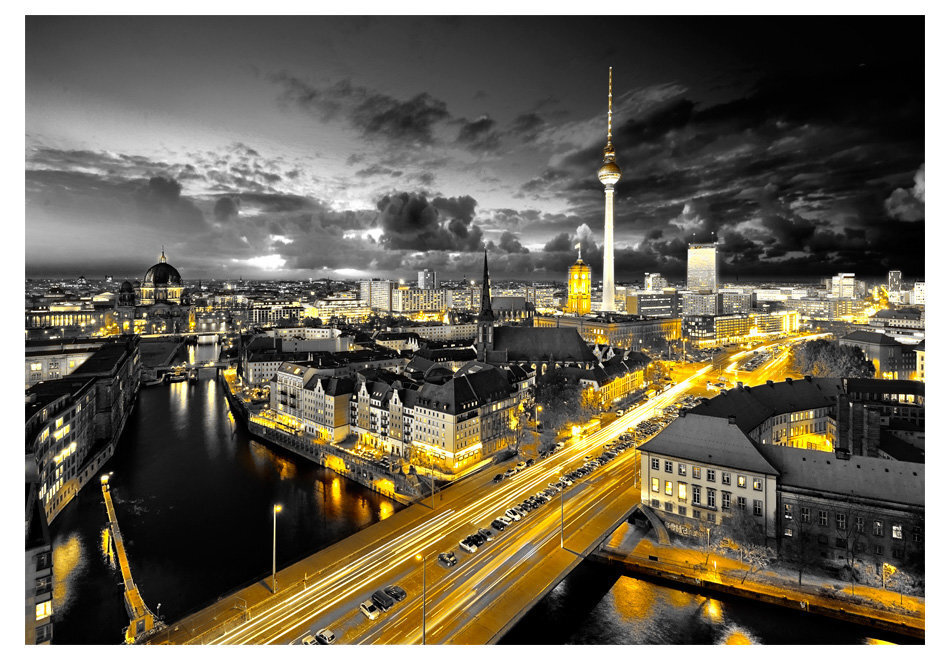 Fototapeet - Berlin at night цена и информация | Fototapeedid | kaup24.ee