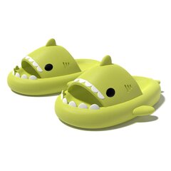 Тапочки унисекс в форме акулы ChuulGorl, зеленые цена и информация | Шлепанцы, тапочки для женщин | kaup24.ee