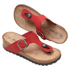 Naiste pöiavõlve toetavad sandaalid JOMIX, punane hind ja info | Naiste sandaalid | kaup24.ee
