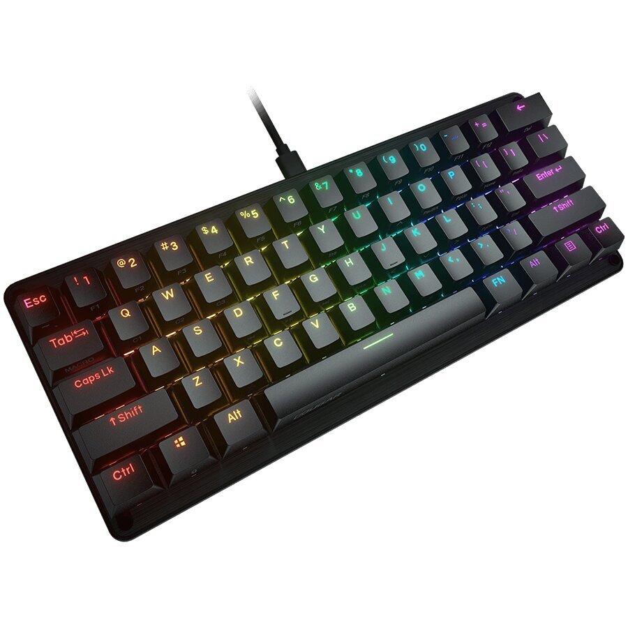 Cougar PURI MINI RGB, mänguri klaviatuur hind ja info | Klaviatuurid | kaup24.ee