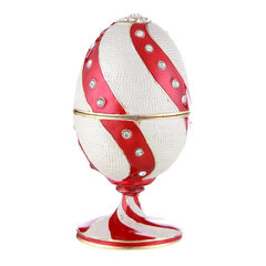 Яйцо-шкатулка витое в стиле Фаберже цена и информация | Другие оригинальные подарки | kaup24.ee