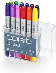 Фломастеры Copic Ciao, 12 шт. цена и информация | Канцелярские товары | kaup24.ee