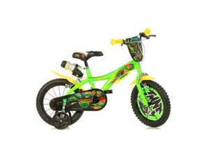 Детский велосипед Черепашки Ниндзя, 16 дюймов, зеленый цвет цена и информация | Dino bikes Спорт, досуг, туризм | kaup24.ee