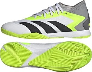 Adidas Jalgpallijalatsid Predator Accuracy.3 IN, suurus 46, valge/roheline hind ja info | Jalgpallijalatsid | kaup24.ee