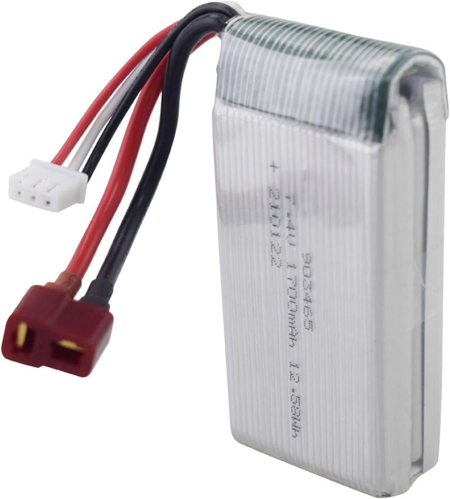 2tk 7.4V 1700mAh liitium akud, ühilduvad 4WD suure kiirusega RC auto - mudelid 9200/9200E/200E/9202E/9203E/9204E/9205E/9206E/2995/YC300 цена и информация | Patareid | kaup24.ee